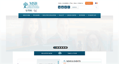 Desktop Screenshot of msb.tn